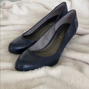 LifeStride Navy Blue Heels, New